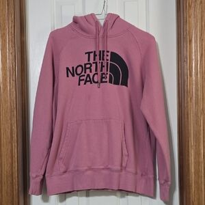 The North Face Mauve Hoodie with Black Logo